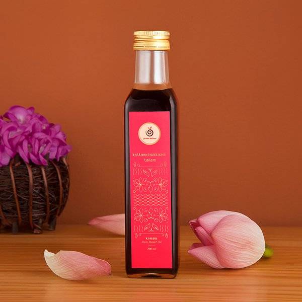 Earthen Wellness Kottamchukkaadi Tailam Kamala Ayurvedic pain relief oil for muscles & joints