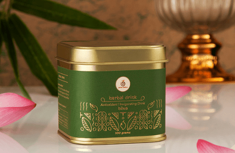 Earthen Wellness Herbal Drink Bilva 100g pack - Ayurvedic immunity booster powder